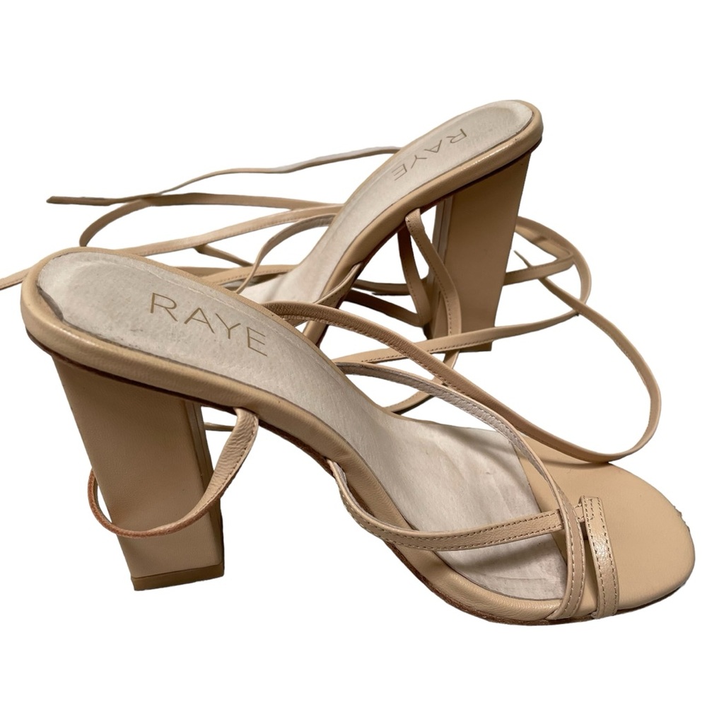 Revolve Raye Anthea Nude Heel Sandals - Picture 4 of 11